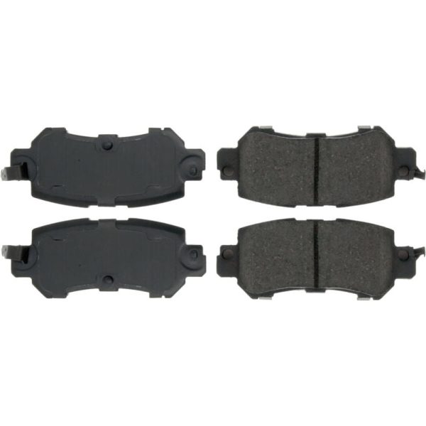 PosiQuiet 07-09 Chevrolet Cobalt HHR Semi-Metallic Front Brake Pads Fashion