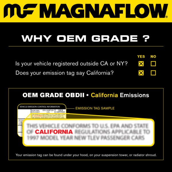 MagnaFlow Converter Direct Fit 07-10 BMW X5 4.8L V8 Hot on Sale