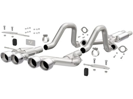 Magnaflow 00-04 Chev Corvette V8 5.7L Comp Series Quad Ctr Rr Exit SS Cat-Back Perf Exhaust Online Hot Sale