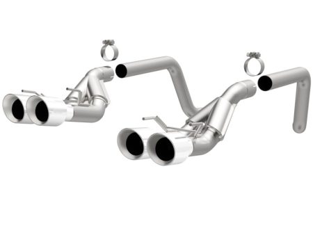 Magnaflow 09-11 Chev Corvette V8 6.2L Comp Series Quad Center Rear Exit SS Cat-Back Perf Exhaust Hot on Sale