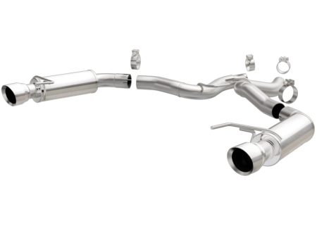 MagnaFlow Axle Back, SS, 3in, Competition, Dual Split Polished 4.5in Tip 2015 Ford Mustang GT V8 5.0 Online Hot Sale