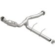 MagnaFlow 11-14 Ford F-150 5.0L Direct Fit CARB Compliant Left Catalytic Converter Fashion