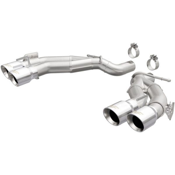 MagnaFlow 2016 Chevy Camaro 6.2L V8 Race Axle Back w  Quad Polished Tips Hot on Sale