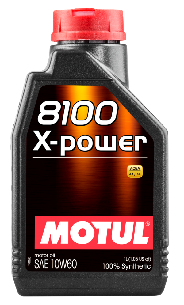 Motul 1L Synthetic Engine Oil 8100 10W60 X-Power - ACEA A3 B4 Fashion