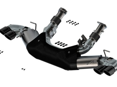 Borla 20-24 Chevy Corvette 6.2L V8 AT w o NPP 3in S-Type Catback Exhaust - Black Chrome Tips Fashion