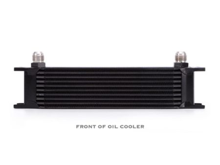 Mishimoto Universal 10 Row Oil Cooler - Black Supply